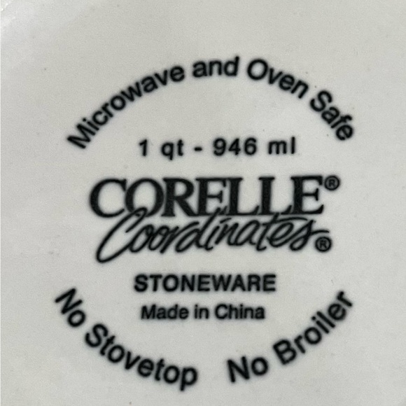 Rare three pc set of Corelle Callaway Nesting Bowls 1,2,and 3 qt - Picture 4 of 6